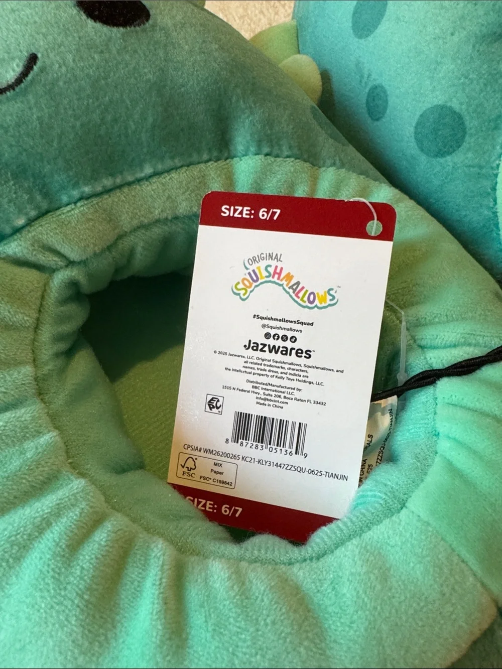 Squishmallows Kids Jazwares Slippers NWT